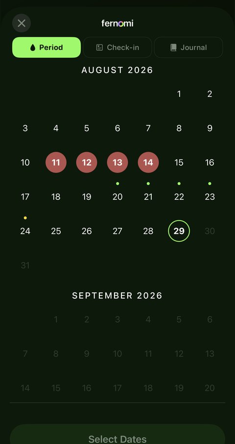 Period calendar